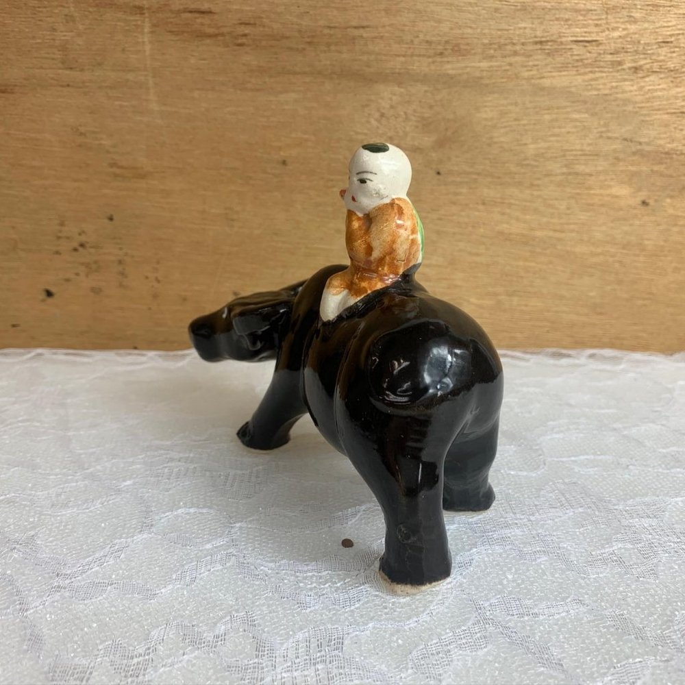 Antique Chinese Bull Rider - Picture 6 of 10